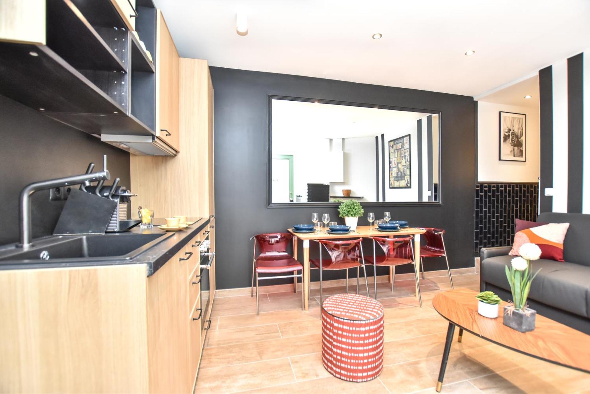 Cosy - 1br-4p - Republique Appartamento